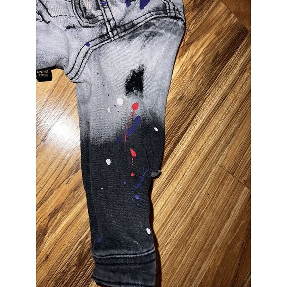 KLEEP Graffiti Denim Jacket Size 2T Kids Toddler - Picture 3 of 8
